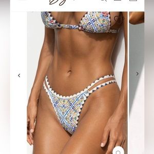 Prague bikini bottoms by Bydee in Sicilia print